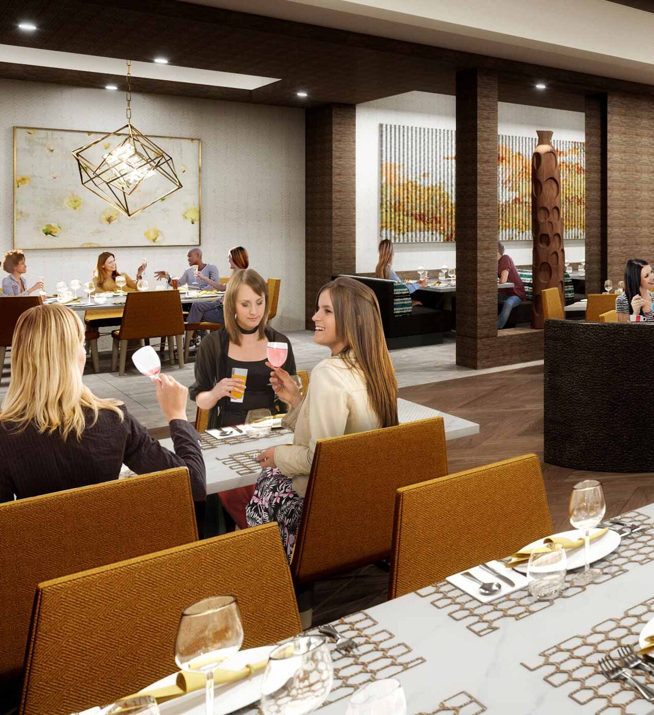 Modern Californian Cuisine Westin Anaheim Resort Tangerine Room