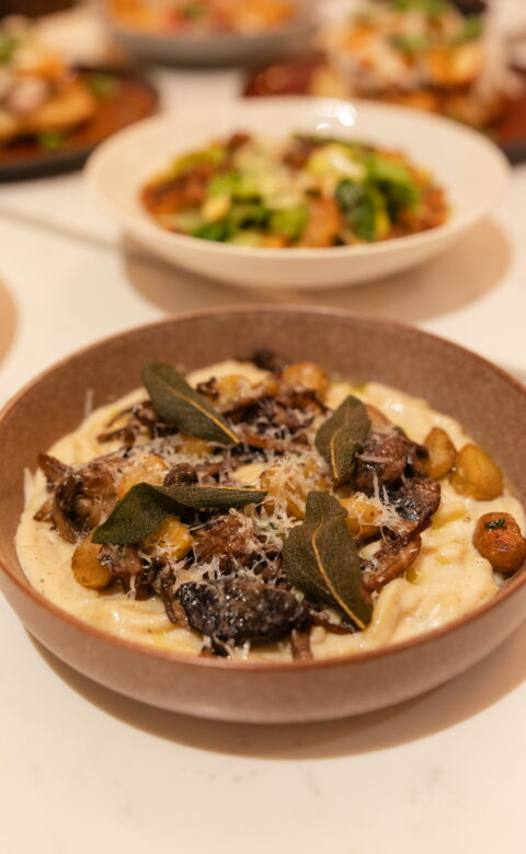 cavatelli & wild mushroom pasta
